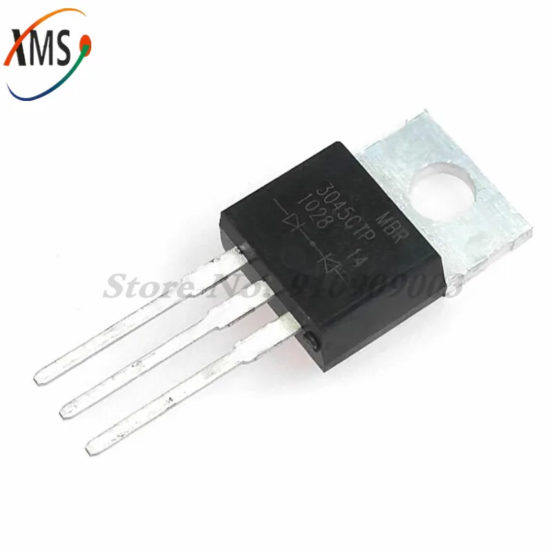 Диод Шоттки и быстрого восстановления, MBR3045CT TO-220, MBR3045, TO220, MBR3045C, 30A45V, 10 шт.