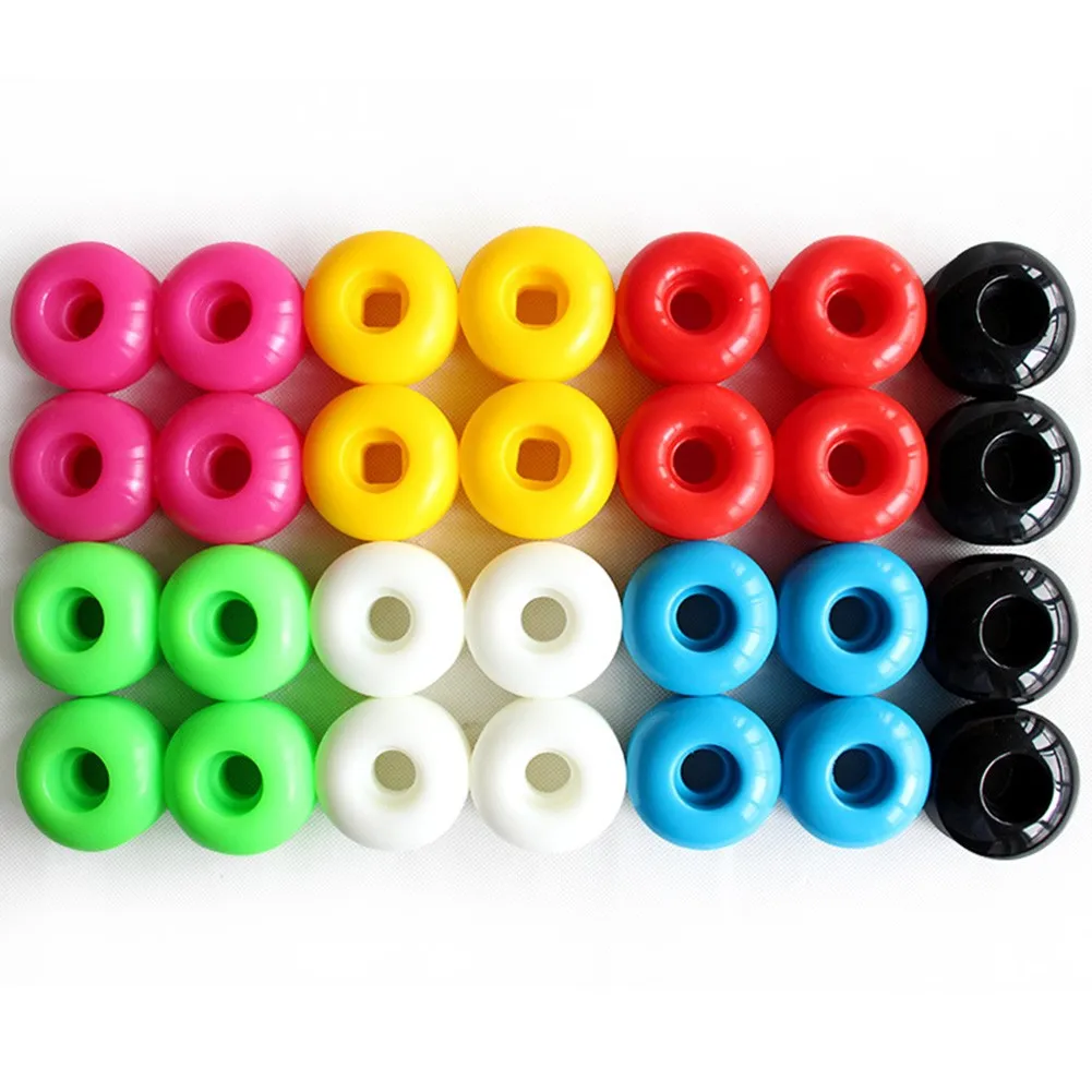 

4 Pcs 52x32mm 95A Soft Longboard Skateboard Wheels For Street Cruising Roller Skating PU Wheels 8 Colors Hoverboard Accessories