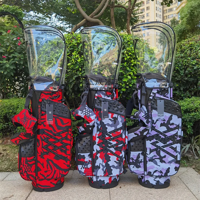 

Камуфляжная новая сумка для гольфа красная фиолетовая подставка для гольфа новая водонепроницаепосылка для мужчин женщин мужчин спортивн...