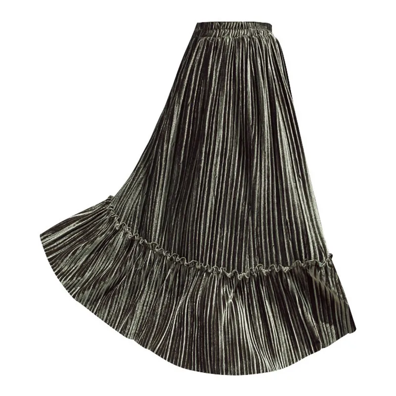 Повседневная простроченная юбка женская одежда на весну и осень новинка 2021