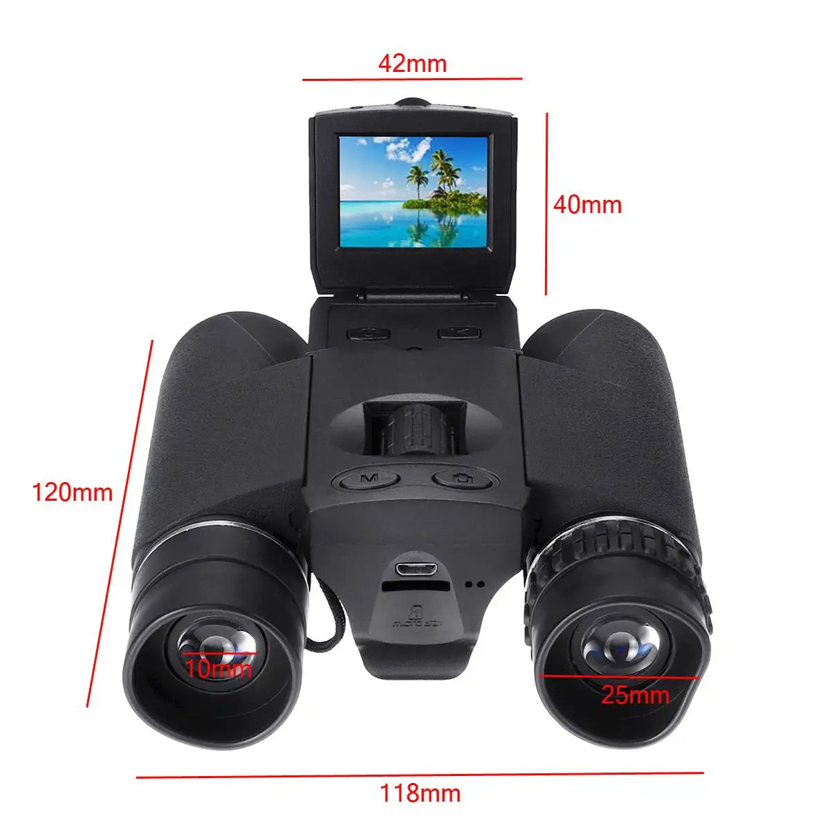 

New Full HD 2" LCD BD318 Zoom Digital Binoculars Telescope Video Camera Outdoor Telescope Hunting Camera Telescope 12X32