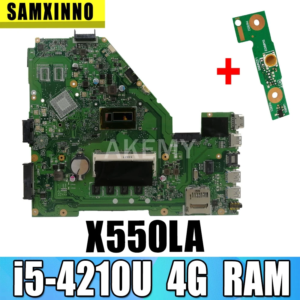 

X550LA Motherboard i5-4210-REV:2.0 For Asus A550L A550LN R510L X550LD laptop Motherboard X550LA Mainboard X550LA Motherboard