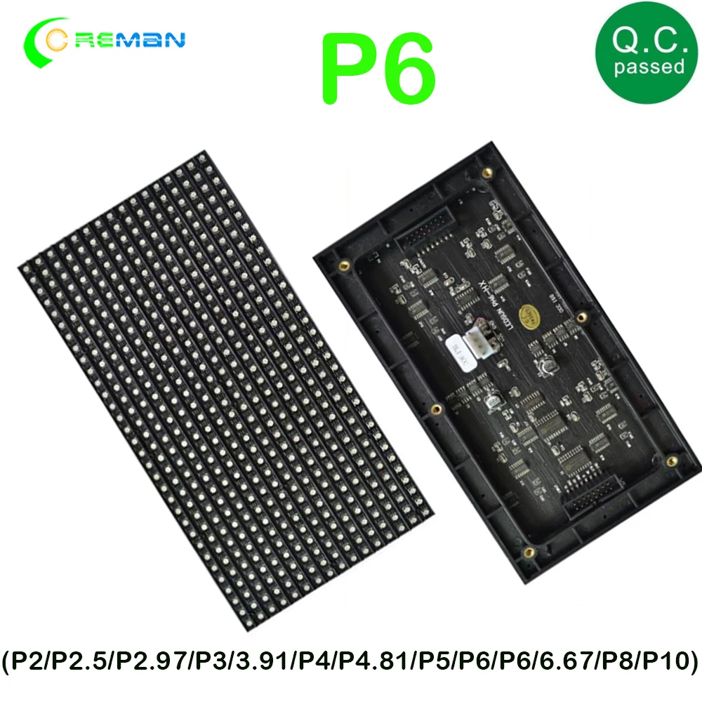 HD гигантский экран P6 SMD комнатный полноцветный 6 мм светодиодный пиксельный
