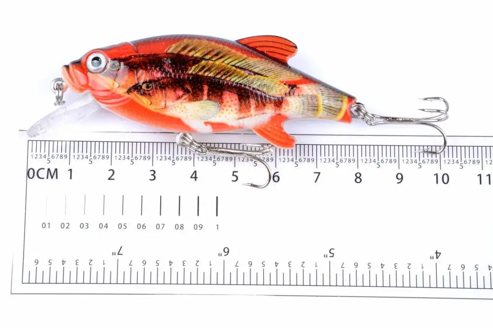 1 шт. Классическая блесна рыболовная приманка жесткая искусственная Bionic 3D глаза 10