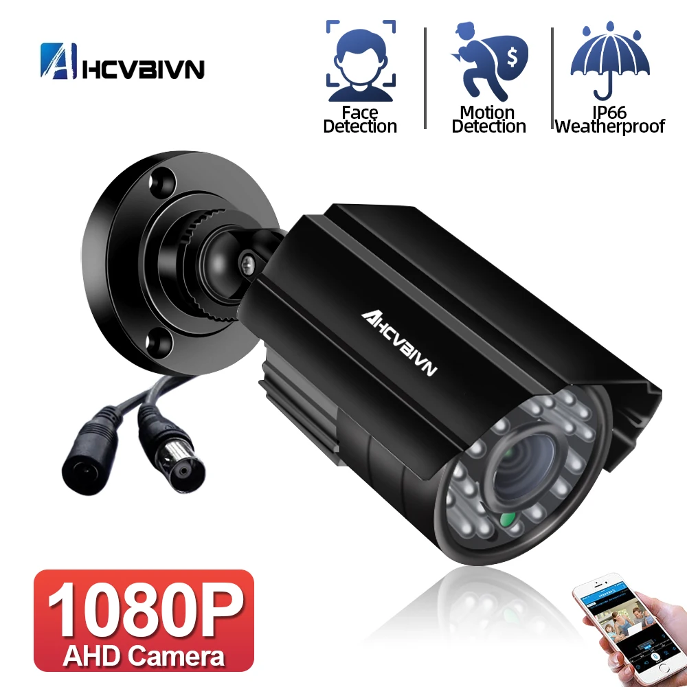 

Домашняя камера видеонаблюдения с распознаванием лица, 1080P, IP66