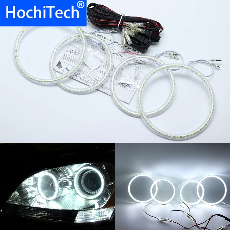 

For Mercedes Benz GLS Class X164 GL320 GL350 GL420 GL450 GL550 2007-2012 Ultra Bright SMD White LED Angel Eyes Halo Ring Kit