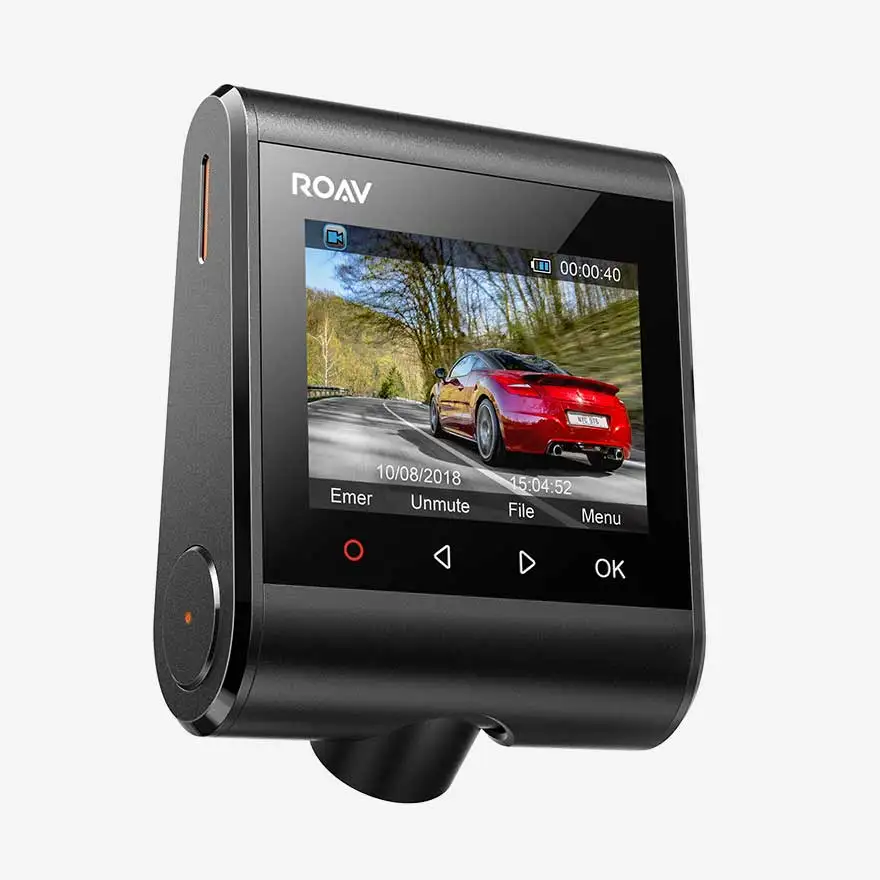 Anker Roav Dash Cam S1, камера на приборной панели с сенсором sony, Full HD 1080 p, NightHawk Vision, встроенный gps, Wi-Fi и широкоугольный объектив