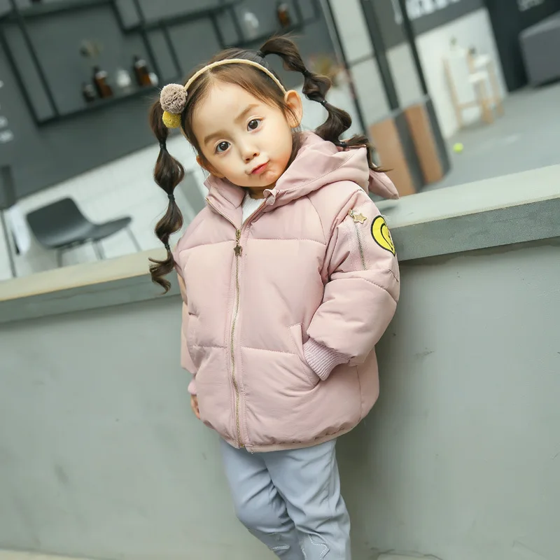 Детская одежда с хлопковой подкладкой зимняя теплая куртка парка модная