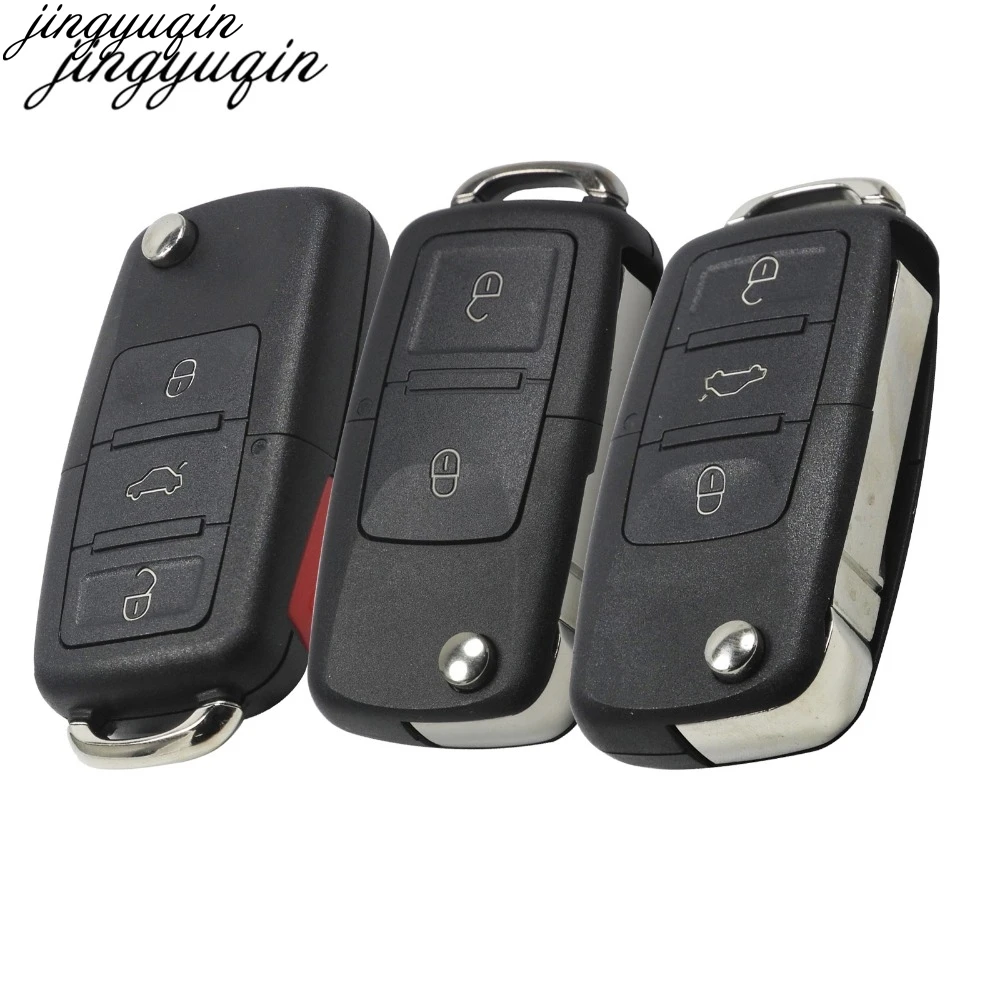 20 шт./лот 2/3/4 кнопки Флип складной дистанционный ключ для автомобиля в виде