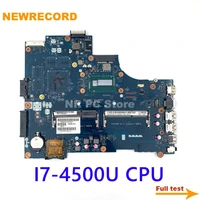 newrecord laptop motherboard for dell inspiron 15r 5537 3537 main board vbw01 la 9982p cn 0cd6v3 0cd6v3 ddr3l sr16z i7 4500u cpu
