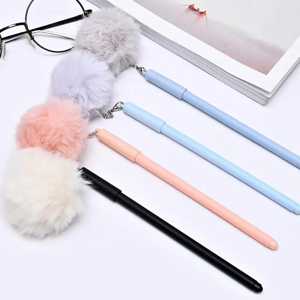 Лидер продаж шарик с помпоном из искусственного меха 0 5 мм черными чернилами для