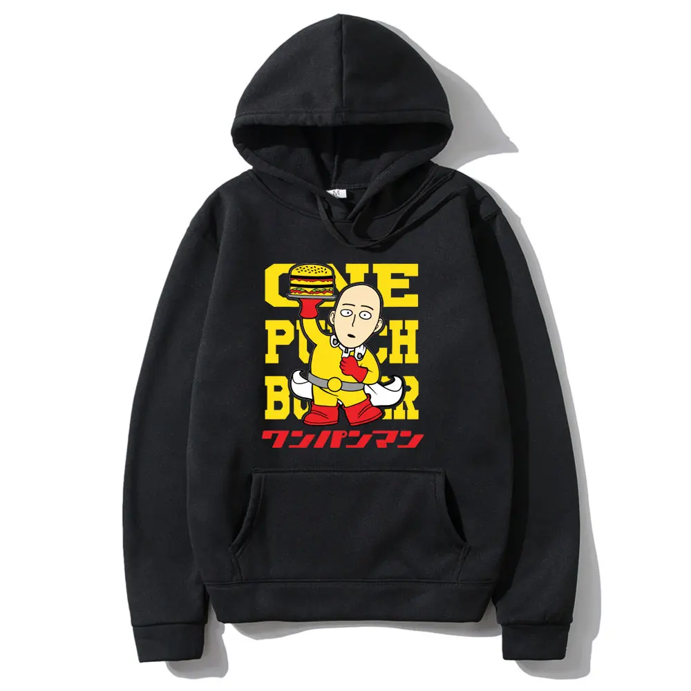 

Толстовка с капюшоном для мужчин и женщин, Аниме ONE PUNCH MAN, Забавный принт, Повседневная модная кофта, топы, свободная уличная одежда, большие ...