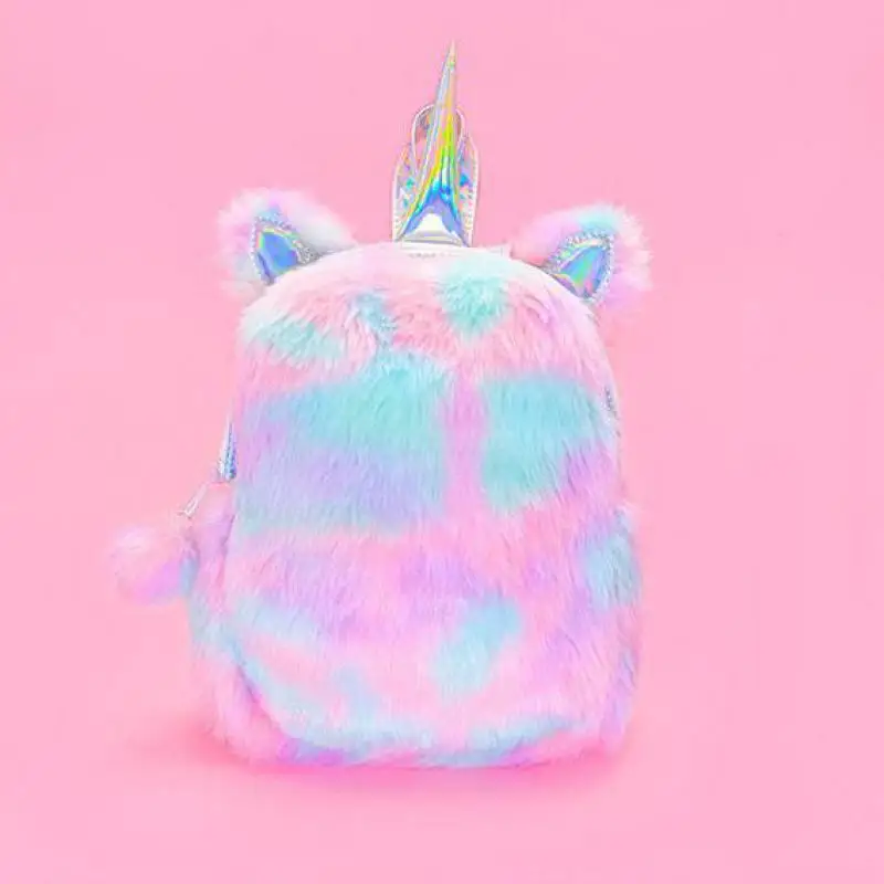 Рюкзак для студентов малышей с блестками единорог сумка женщин девочек рюкзаки