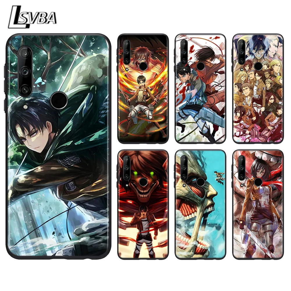 Силиконовый чехол для телефона с аниме атакой титанов Huawei Honor 9A 9C 9S 9X 10 9 Lite 30 20 Pro 10i