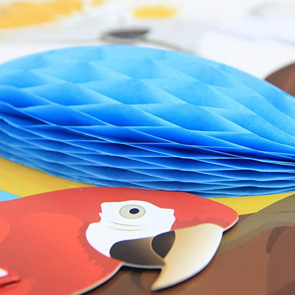 3 шт. летние вечерние попугаи Висячие бумажные птицы орнамент Для Гавайская