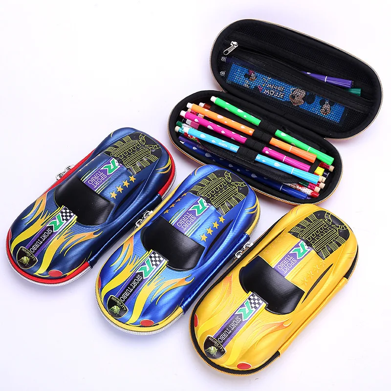 Cases Cartoons School Pencil Case For Children Stationery Box Eva Plastic Pen Case Boy Cute Pen Bag Gifts