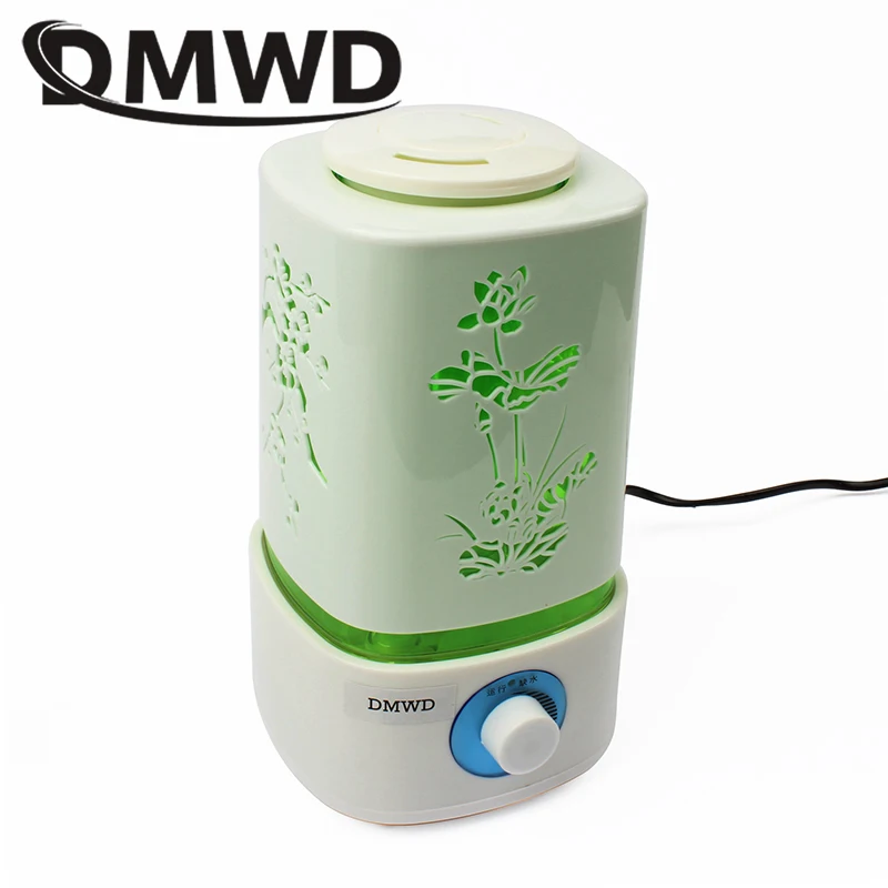 vender Dmwd Umidificador De Ar Ultra Sônico Aromaterapia Fogger Difusor óleo Essencial Névoa Fria Fabricante Luz Da Noite Purificador De Ar 2l Ue Eua Plug