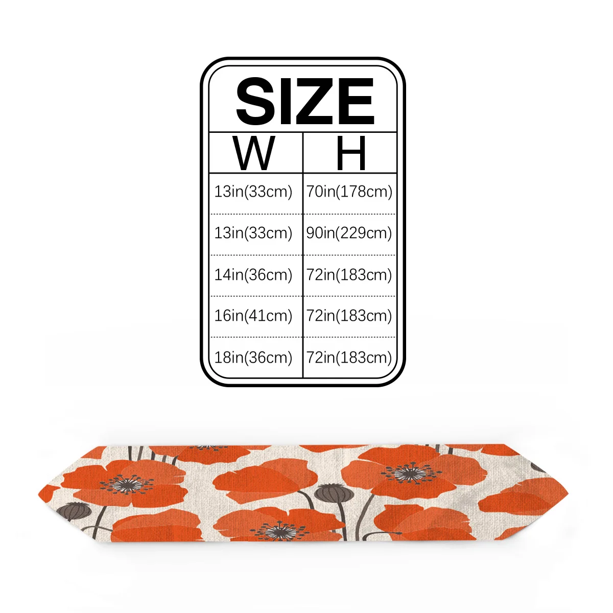 Современная настольная дорожка для свадебной вечеринки с изображением