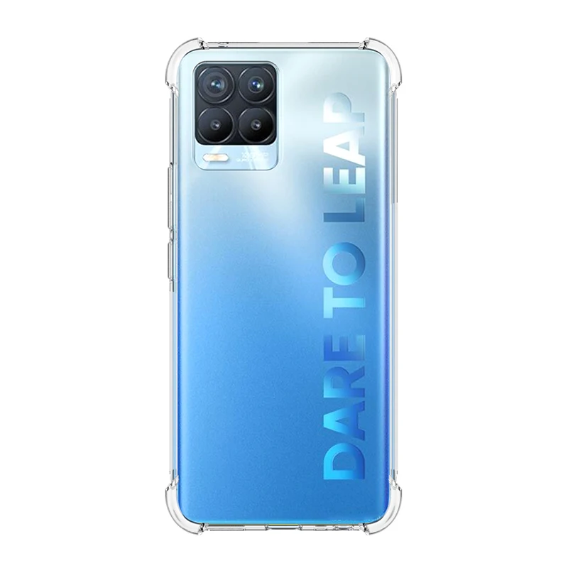 on realme 8pro transparent case for oppo realme 8 pro cover realme8pro luxury silicone clear shockproof phone back coque shell free global shipping