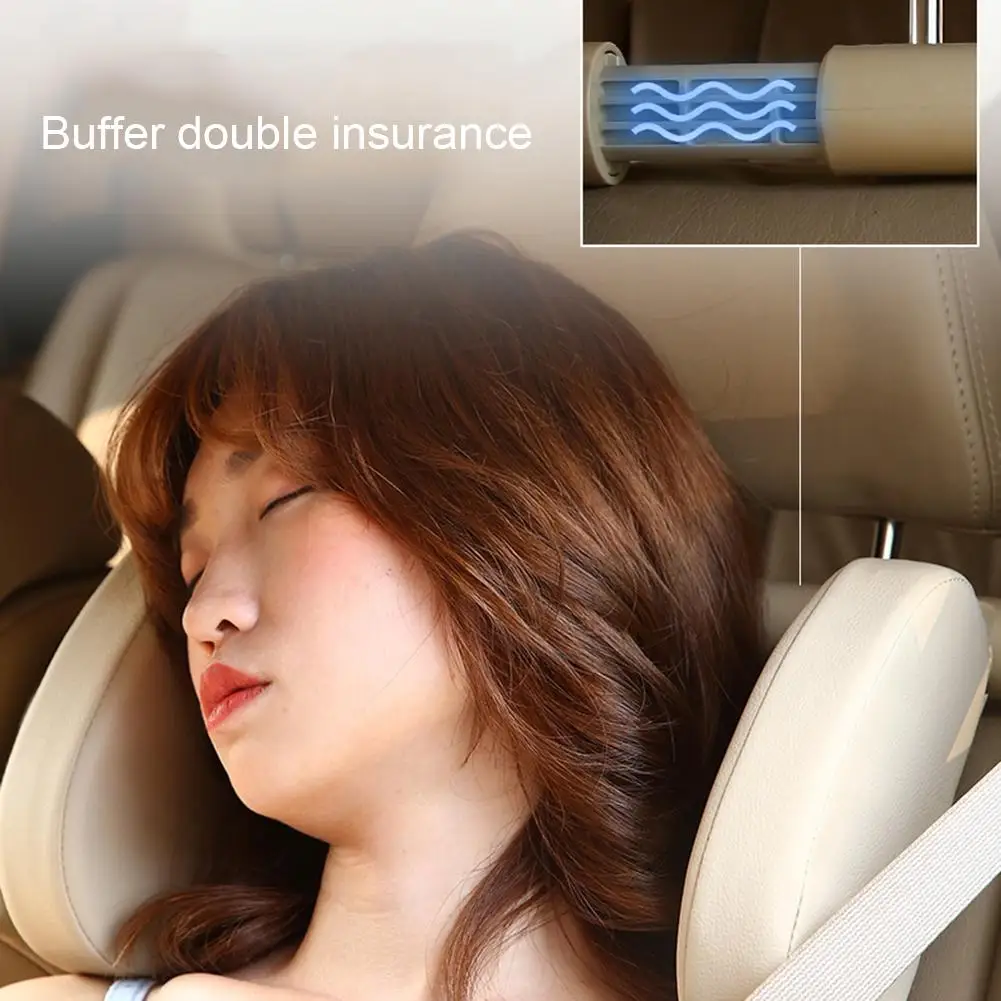 Автомобильная подушка для шеи с креплением на голову и поворотом 180 градусов