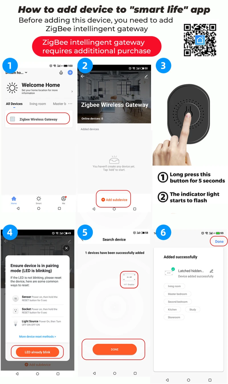 Смарт-хаб Tuya Zigbee 3 0 16 А с поддержкой Alexa и Google Home | Обустройство дома
