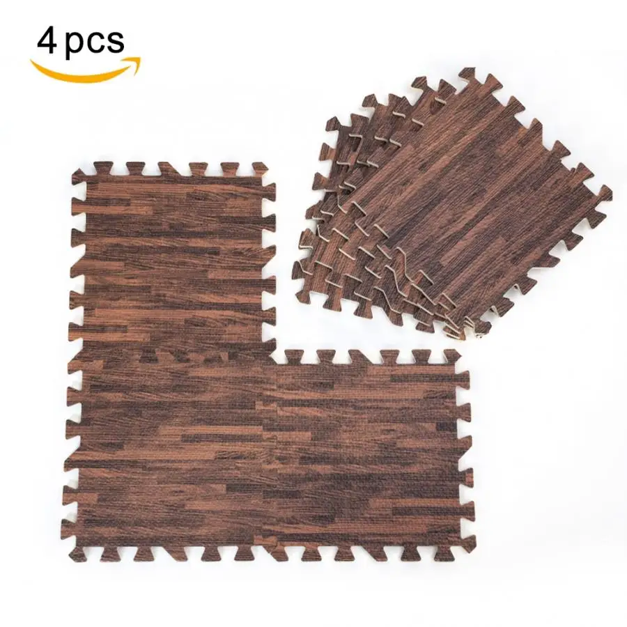 Кухня ковер Печатный деревянный поролон Блокировка мягкий EVA пена пол