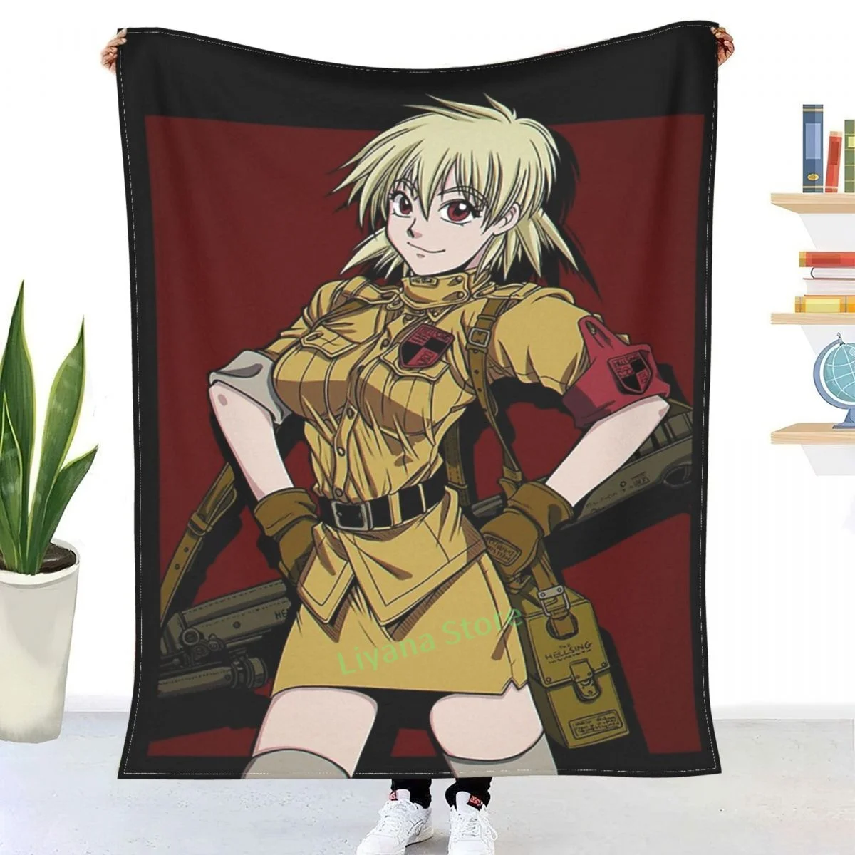 

Seras Victoria Throw Blanket 3D printed sofa bedroom decorative blanket children adult Christmas gift