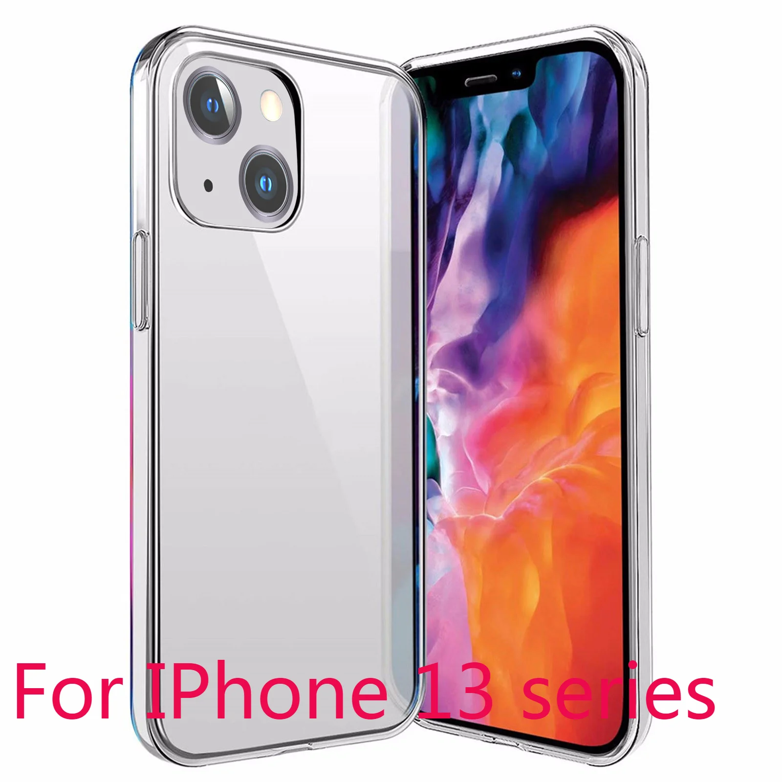 

2021 Original Clear Soft TPU Case for iPhone 11/12/13 Pro Max Transparent Protective Cover Ultra thin Protection For iPhone 13