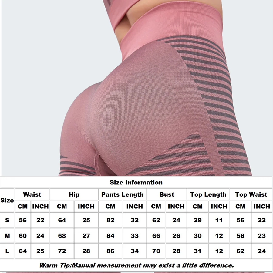 Спортивный костюм BINAND для йоги Быстросохнущий с пуш апом и высокой талией женщин