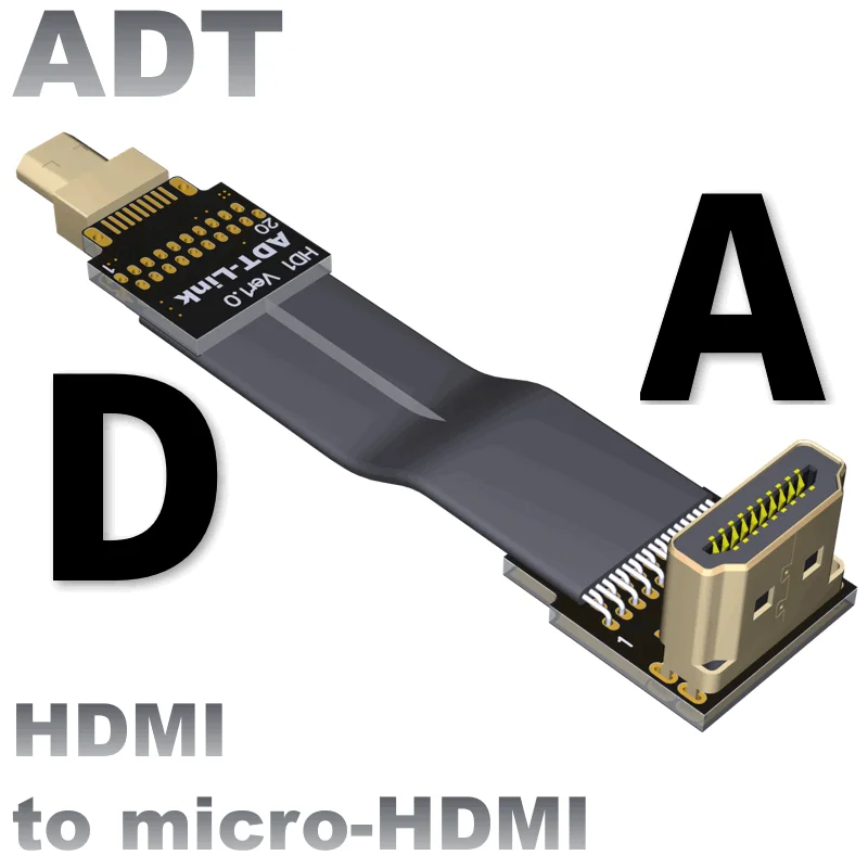 

Кабель-удлинитель Micro HDMI/hdmi 2.0b, HDR18Gbps, 4K, 2160p