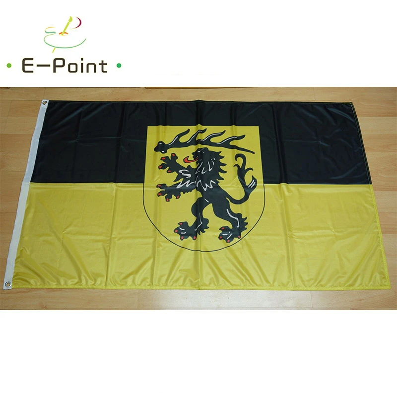 

Flag Goppingen County 2ft*3ft (60*90cm) 3ft*5ft (90*150cm) Size Christmas Decorations for Home Banner