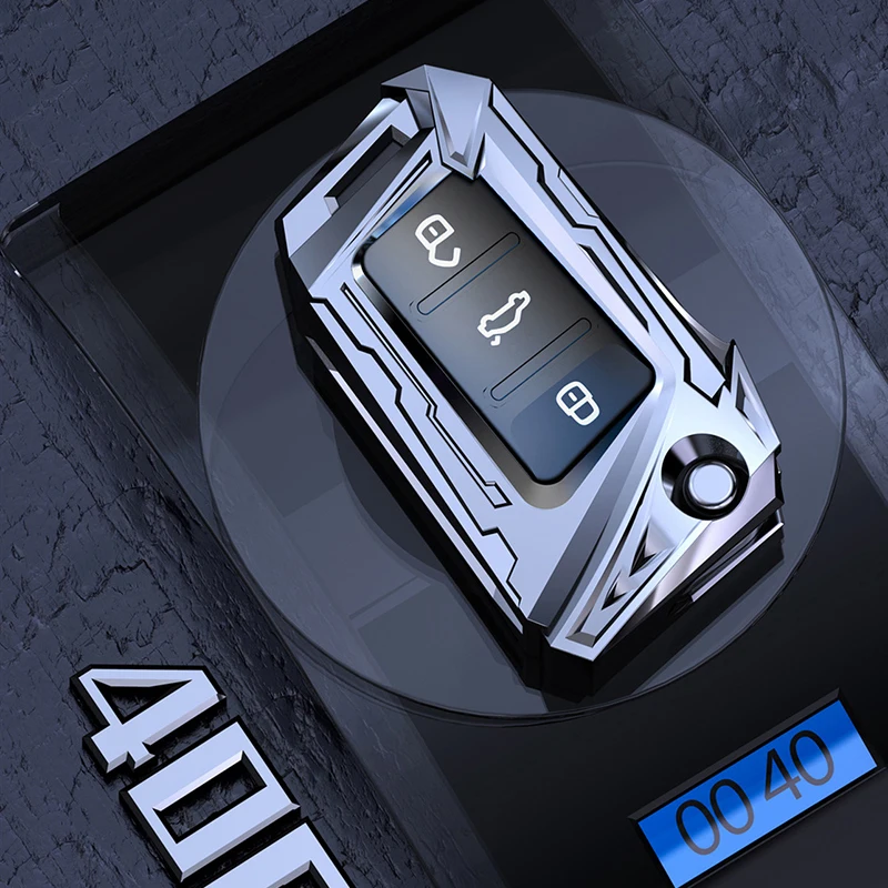 

Zinc Alloy Car Key Shell Key chain For Volkswagen POLO Touran Jetta Golf MK6 GTI Golf R Tiguan Beetle Car Key Cover Accessories