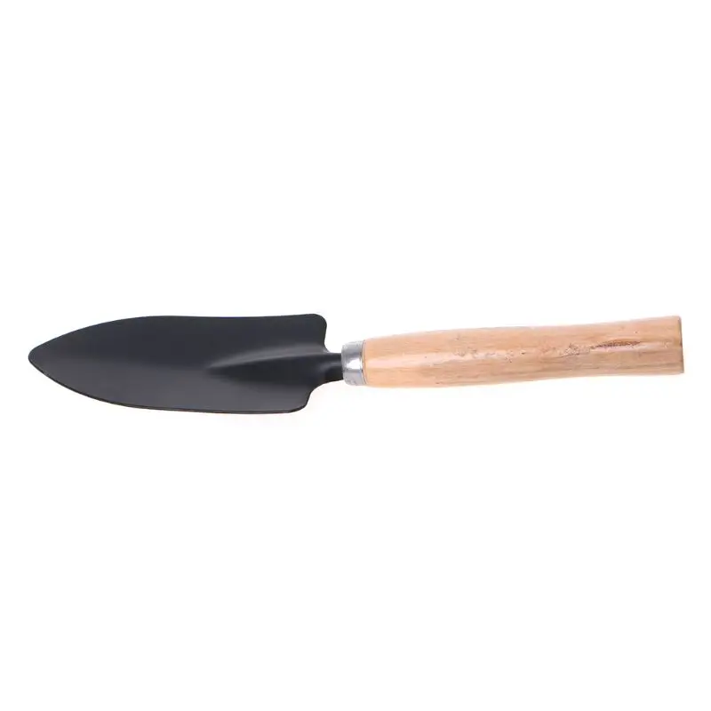 

3Pcs Spade Fork Shovel Rake Harrow Set Home Mini Gardening Tools Potted Landscape Plants Maintenance Suit Wood Handle Kids Gifts