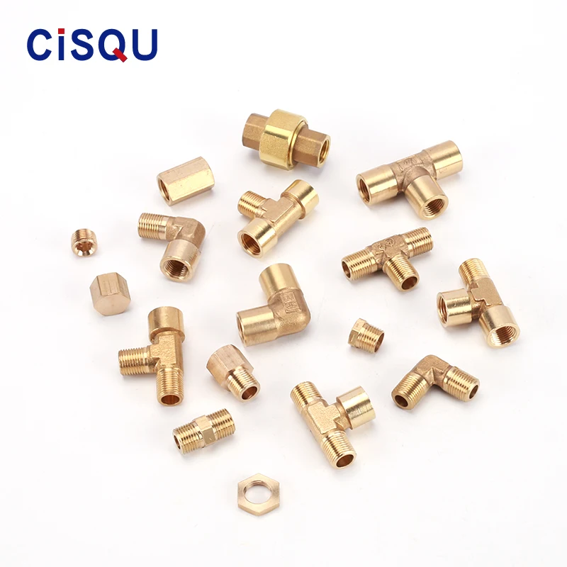 Латунь мужской/женский Пневматический фитинг для водопроводных труб 1/8 &quotBSP