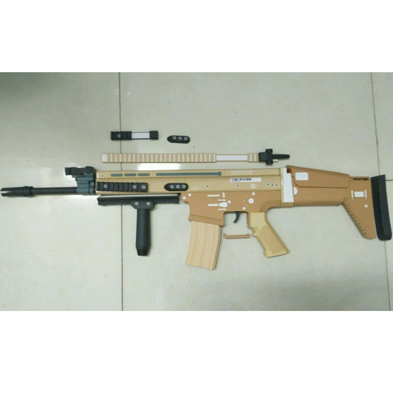 Новый 2020 классический оружие Бумага модель пистолет 1:1 весы US FN SCAR-L штурмовой