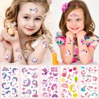 10 листовнабор, водостойкая тату-наклейка с единорогом