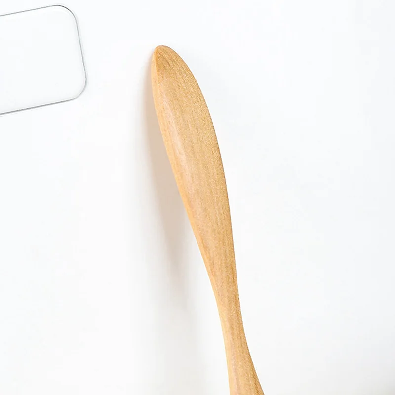 

Dessert Fork Wooden Fruit Fork Moon Cake Dessert Fork Home Fruit Sign Tableware Supplies