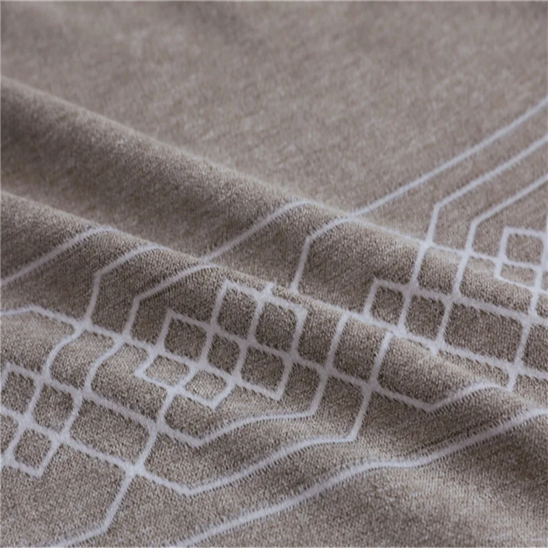 Коричневые геометрические затемняющие окна драпировка панель белая сетка