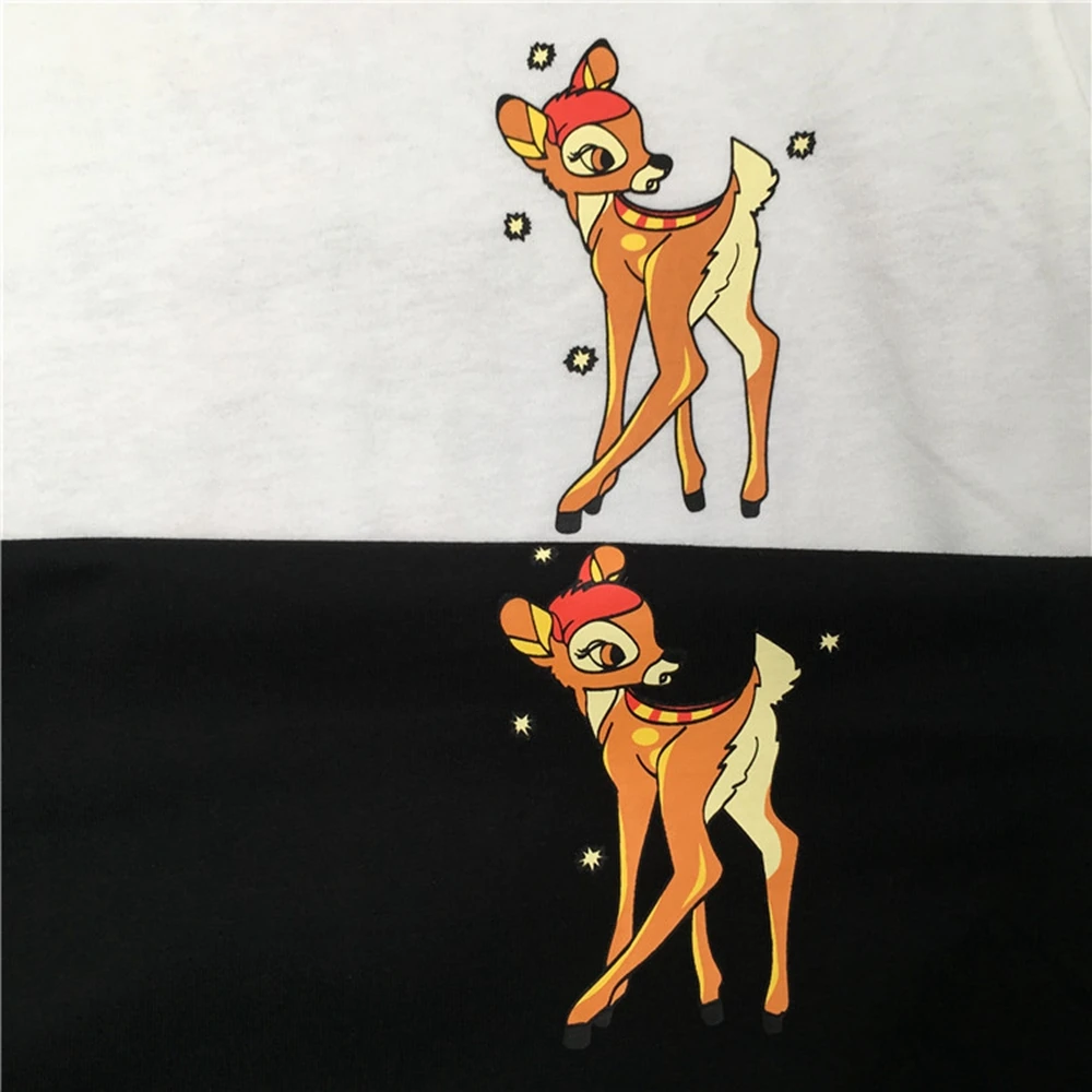 Футболка marcelo barrett футболка с принтом Сики и оленя Мужская коротким рукавом