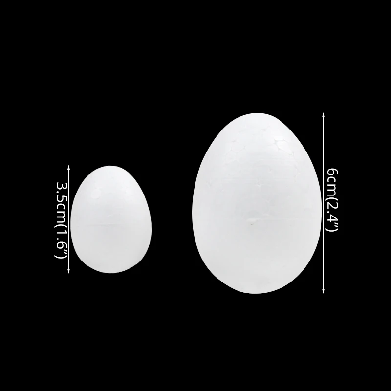 

Easter Handmade DIY Painting Egg Accessories Painted Foam Bird Pigeon Eggs Happy Easter Colorful Egg Decoration Kids Gift Favor