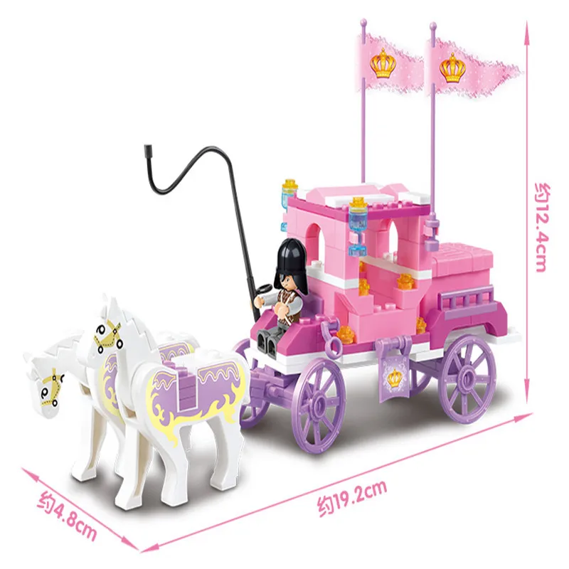 137 шт. друзья принцессы королевская осанка универсал модель строительные блоки