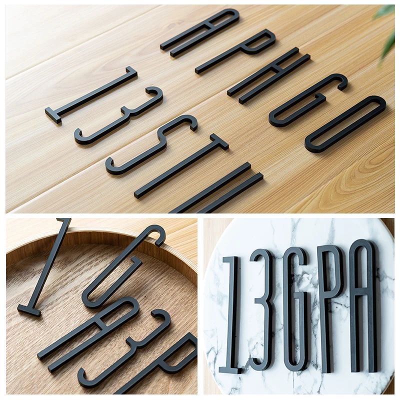 1 шт. Домашний номер дверной номер/дверная буква/акриловая цифра табличка знак