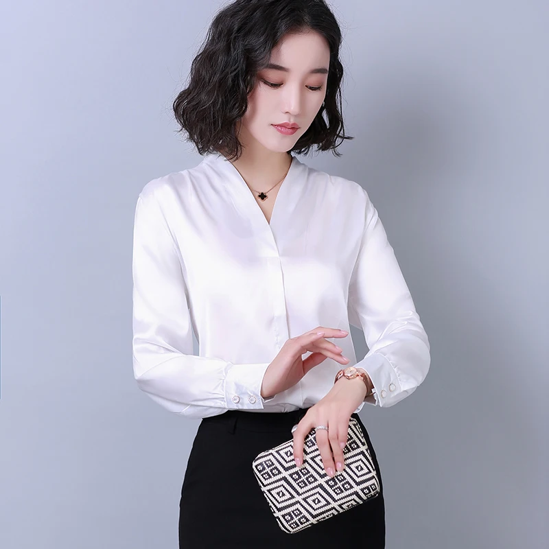 Модные блузки женские топы и блузки осенние Blusas Mujer De блузка Moda женская рубашка женские элегантные женские майки размера плюс XXXL