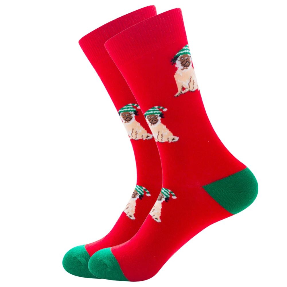 

Elk, Happy Cat, Christmas Candy, Santa Claus, Christmas Tree, Snowflake, Gift, Red Elk, Male Midstream socks