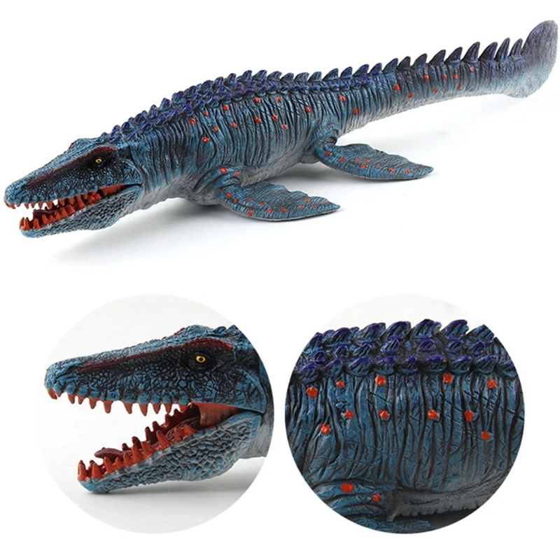 

57EE Pack of 1 Piece Ocean Animal Model Set Realistic Sea Animal Figurines Interactive Tableware Realistic Jurassic Dinosaur