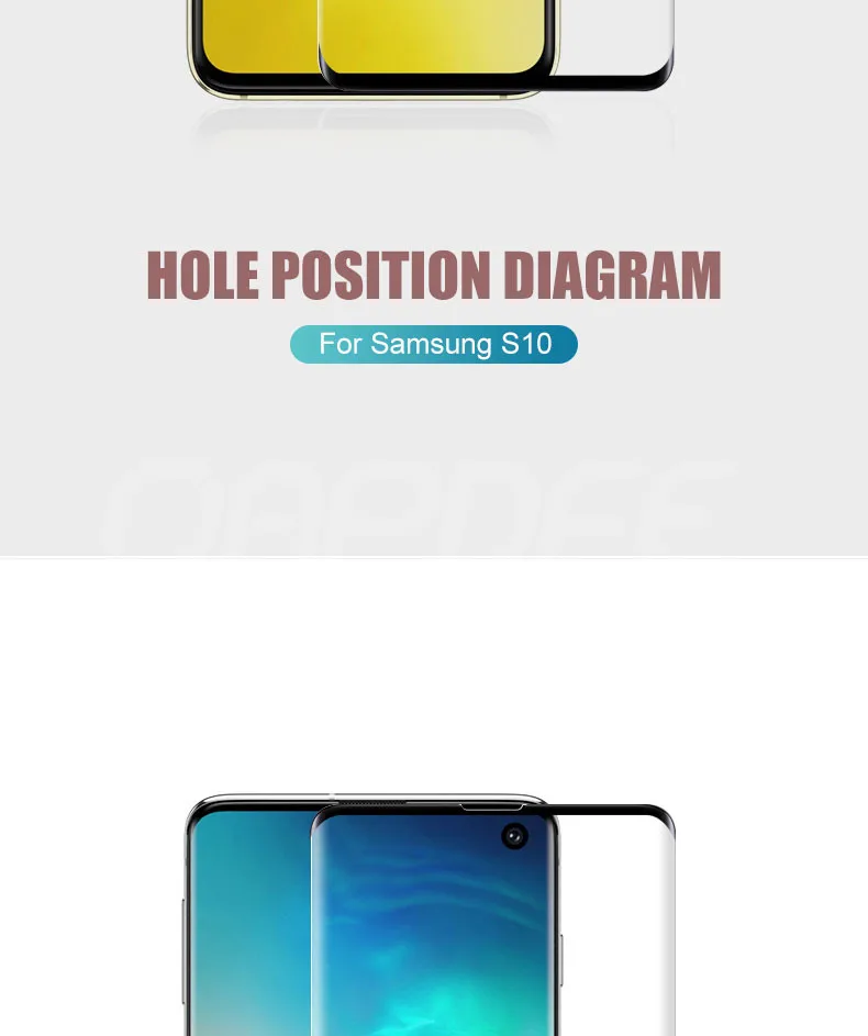 30D полное изогнутое покрытие из закаленного стекла для samsung Galaxy S10E S10 5G S9 S8 Plus A6 A8 S7 Edge Защитная пленка для экрана