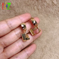 f j4z designer chic earrings for woman hot punk twisted alloy irregular stud earrings ladies anti allergic earrings dropship