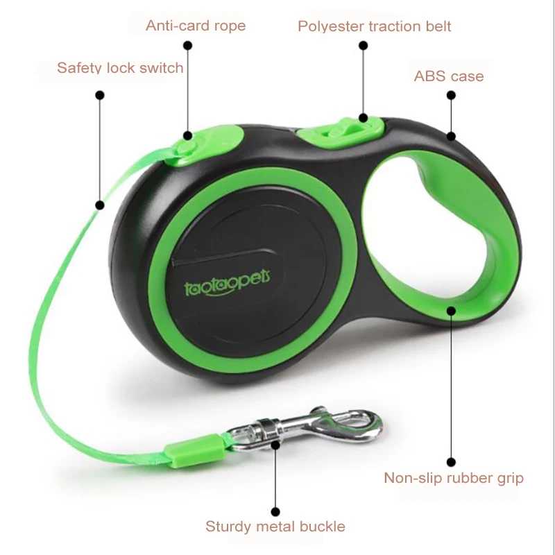 3 м/5 м автоматический выдвижной собачий поводок для маленьких средних собак выгула поводки питомцев бега