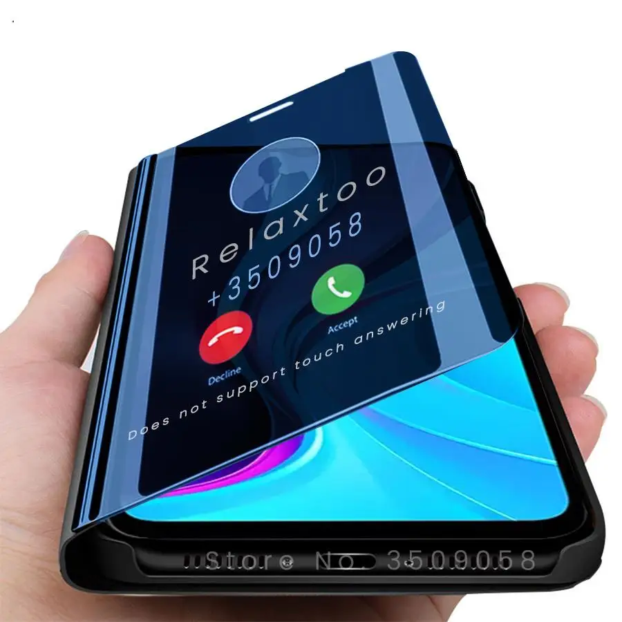 Чехол для readmi 9c nfc умные зеркальные флип-чехлы телефонов xiaomi redmi nfs 9a 9t 9 c a t redmi9c redmi9a