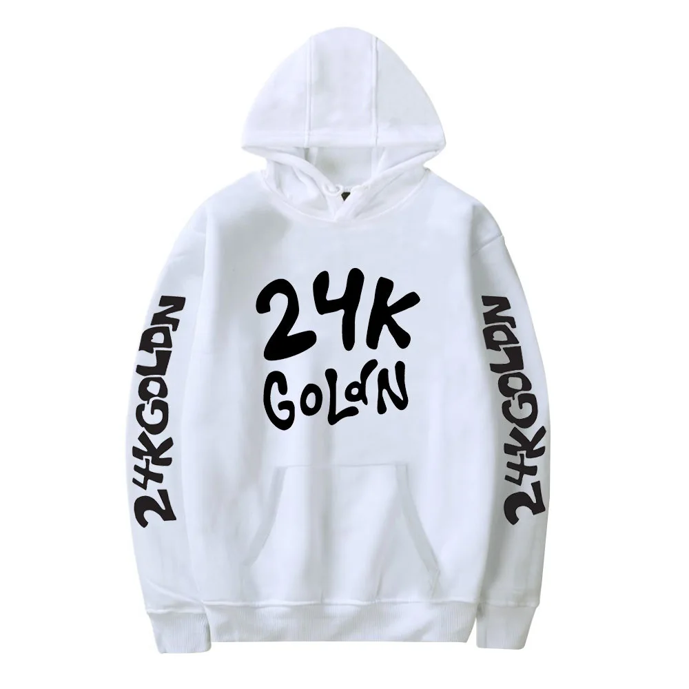

Trendy 24k Goldn Hoodies Men Women Harajuku Fashion Autumn Winter Hoodies Casual Sweatshirts Streetwear White Sweatshirts